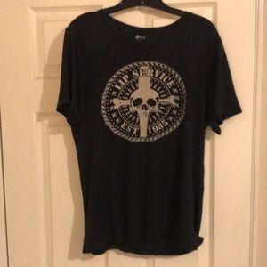 Super soft 100 percent cotton lip service logo tee